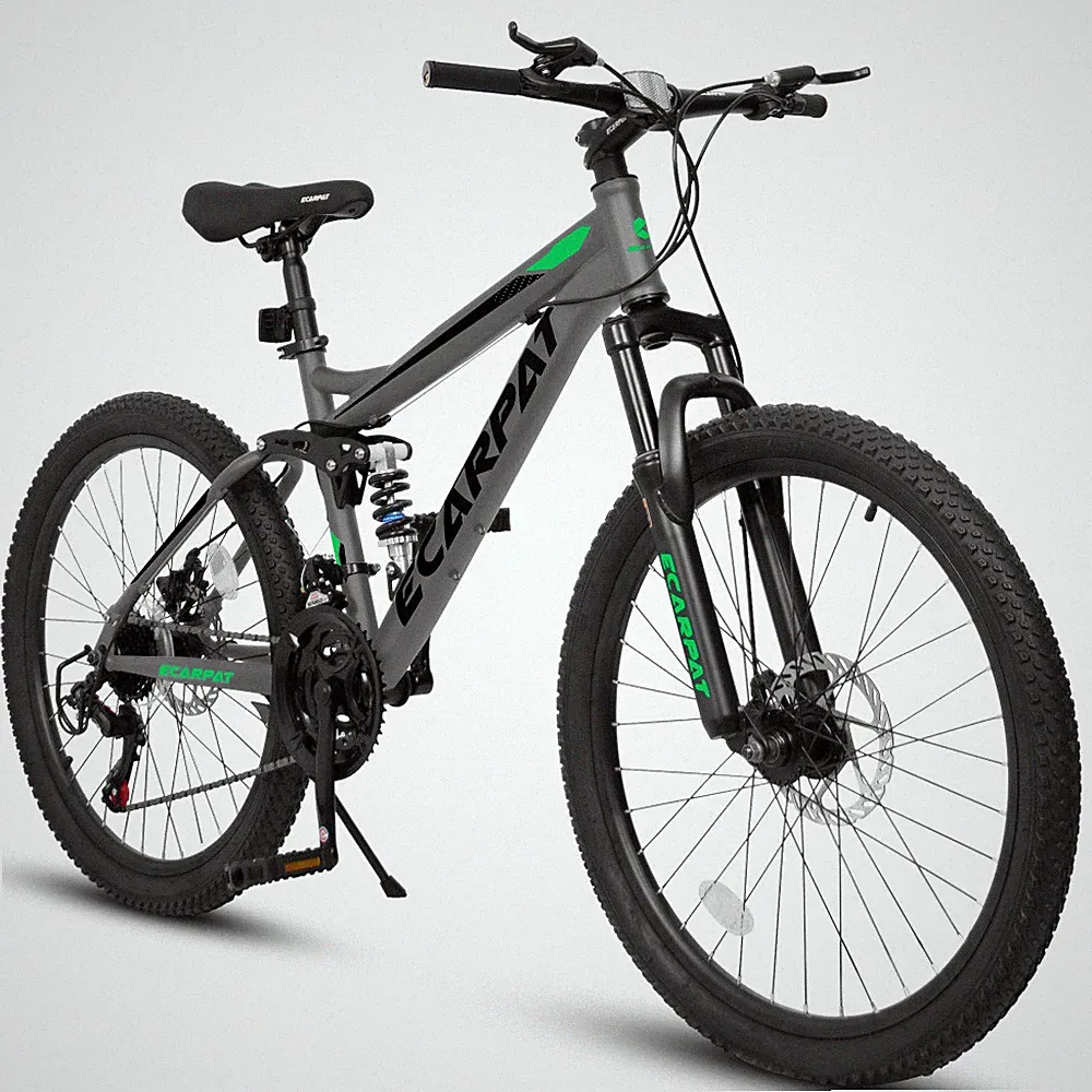 Mountain Bike 24/26/27.5 Inch Full Suspension 21-Speed Dual Disc Brake Men Women